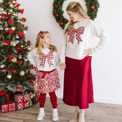 Christmas Bow Sweatshirt