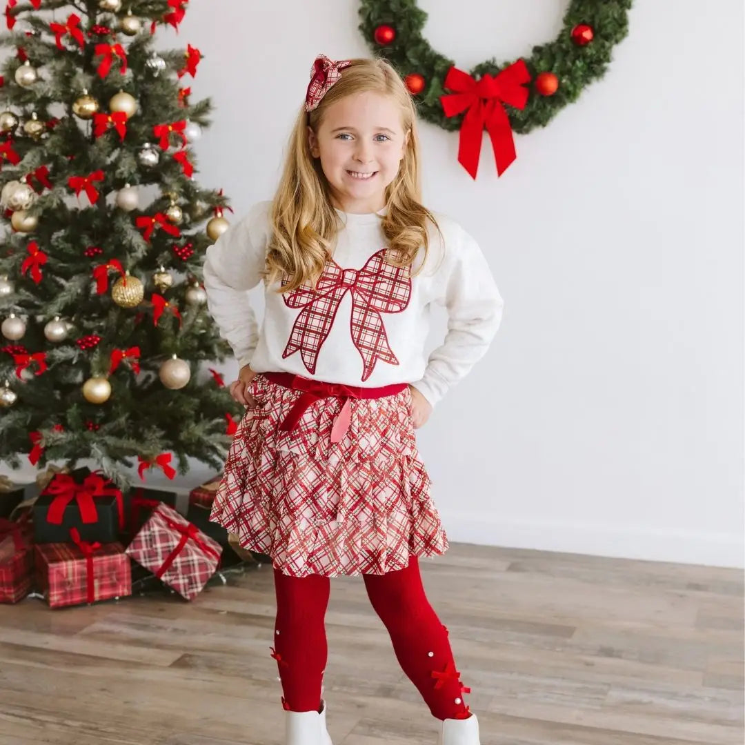 Christmas Bow Sweatshirt