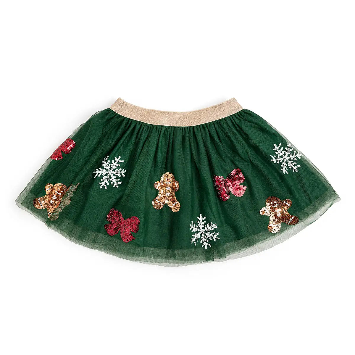 Gingerbread Joy Sequin Tutu