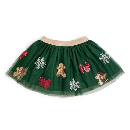 Gingerbread Joy Sequin Tutu