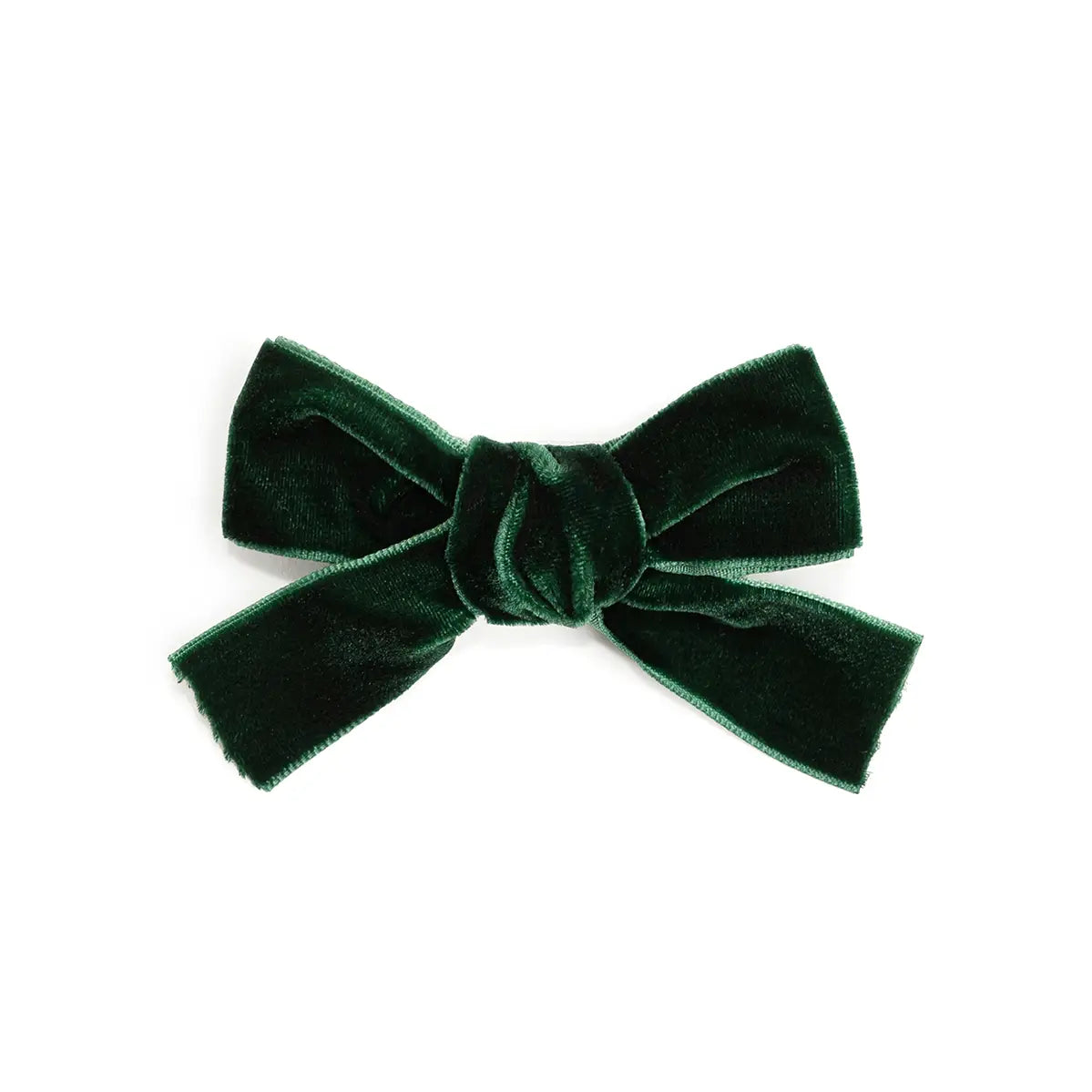 Emerald Green Velvet Bow