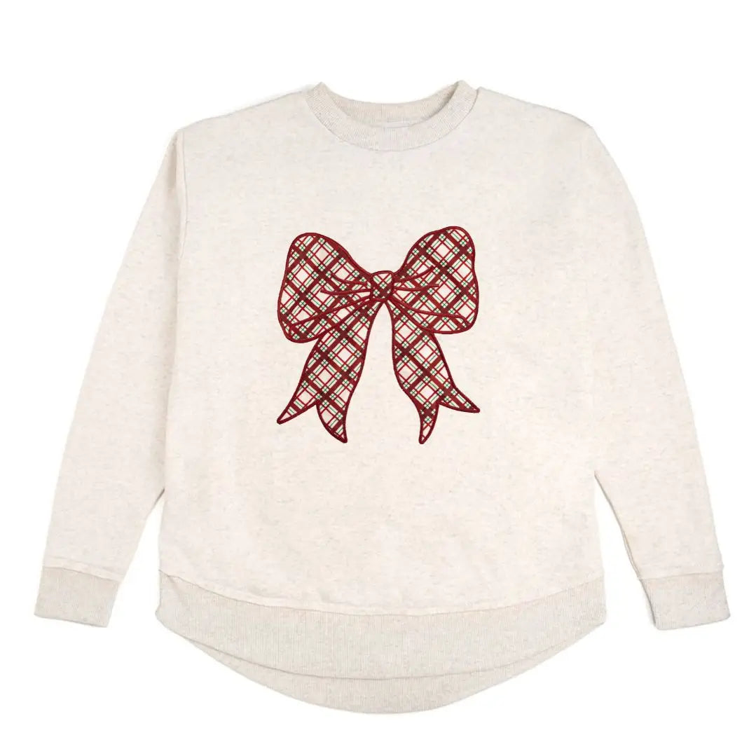 Christmas Bow Sweatshirt