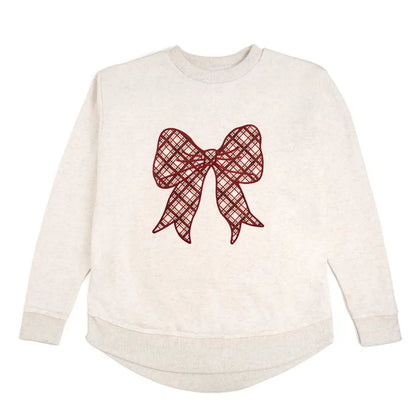 Christmas Bow Sweatshirt