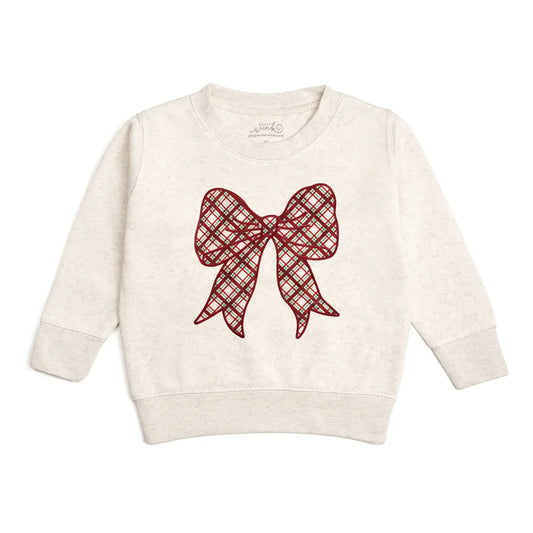 Christmas Bow Sweatshirt