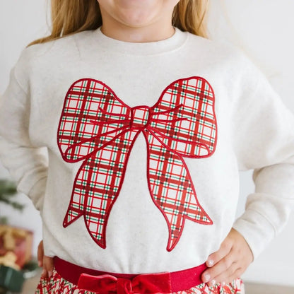 Christmas Bow Sweatshirt